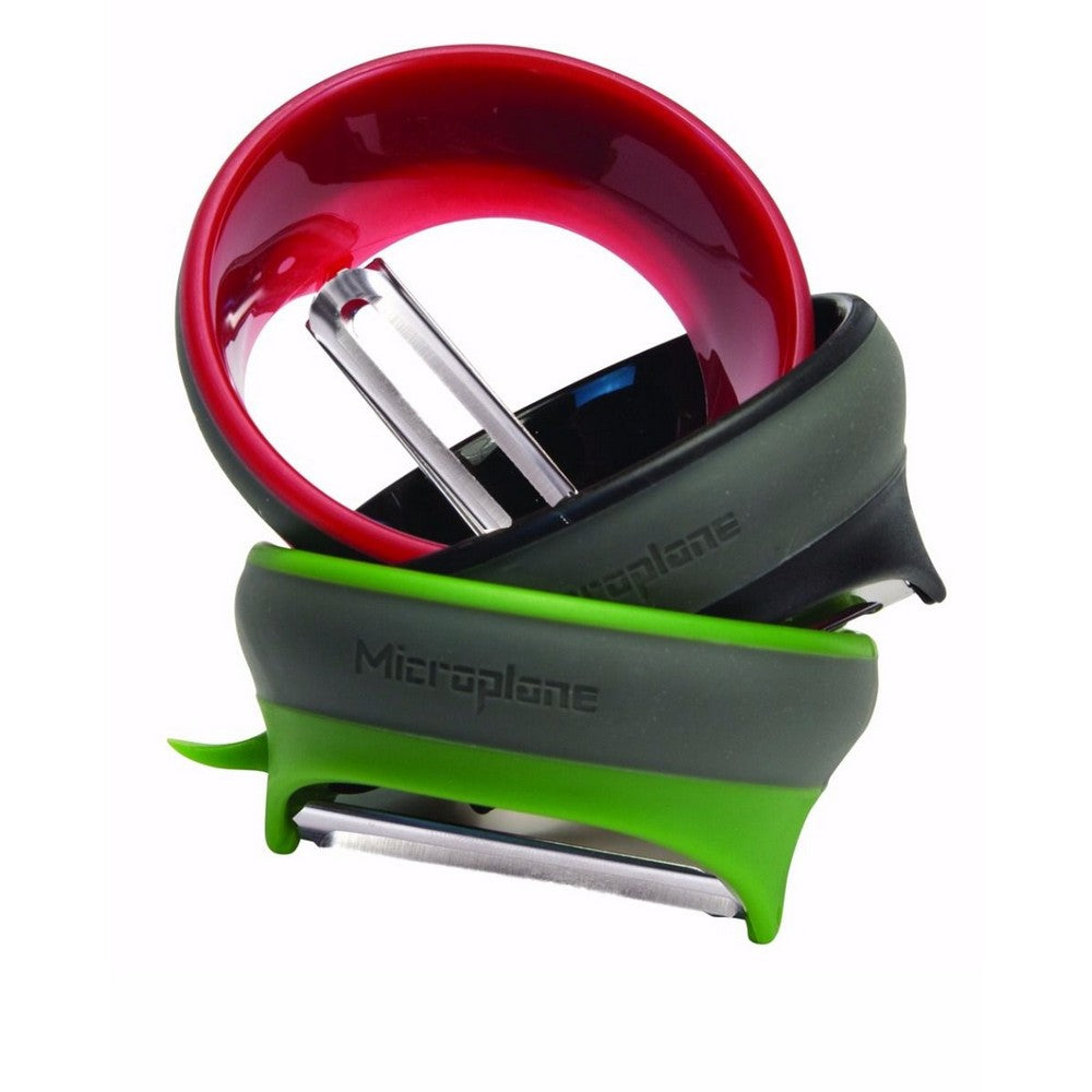 Microplane Grip'n Strip Straight Peeler – The Seasoned Gourmet